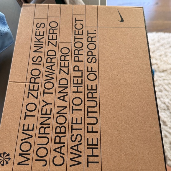 Nike White and Tan High-Top Sneakers - Picture 3 of 6